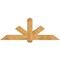 Ekena Millwork Kennewick Rough Sawn Timber Gable Bracket, Western Red Cedar, 72"W x 27"H x 6"D x 6"F, 9/12 Pitch GBW072X27X0606KEN00RWR - alternate 1